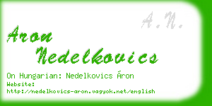 aron nedelkovics business card